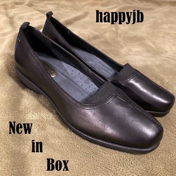 NIB Vintage Hush Puppies Pearl Carlisle Leather Slip On Loafers 8.5M - Picture 3 of 13